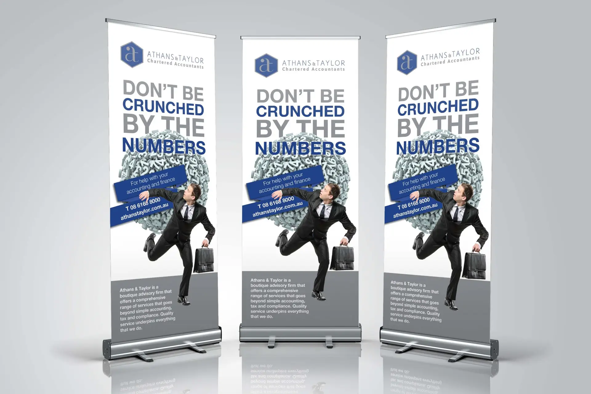 A&T pull-up banner 1